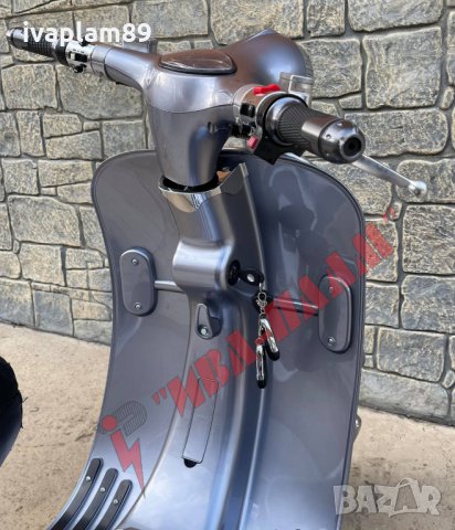 Електрически скутер Elektro Futura дизайн Vespa 4000W 20Ah/7 4000W 20Ah/72V+документи за регистрация, снимка 10 - Мотоциклети и мототехника - 34447368