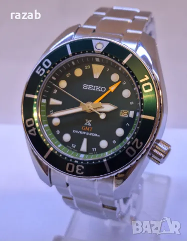 Seiko Prospex SBPK001 SUMO Solar GMT, снимка 5 - Мъжки - 48789526