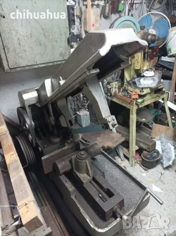 Механична автоматична ножовка метал , дърво и други