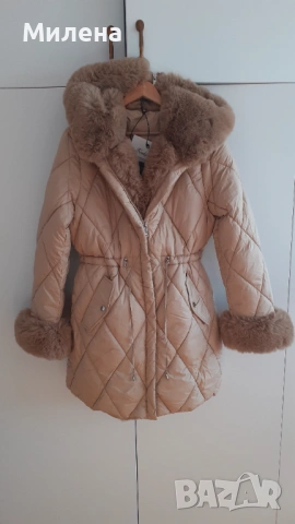 НОВО дамско яке тип парка, размер L, снимка 2 - Якета - 53072036