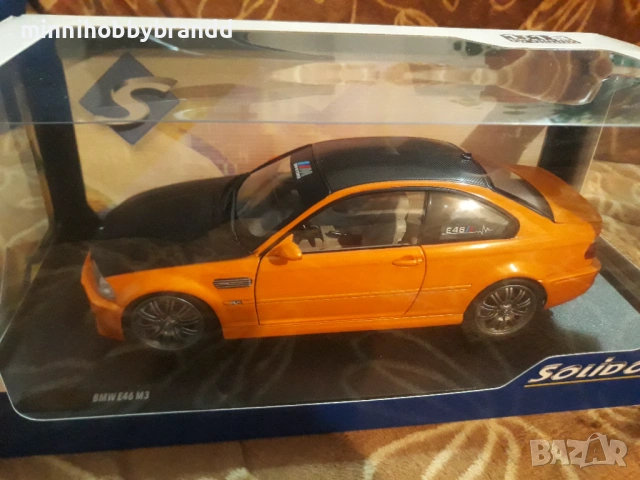 Bmw  M3 E 46 1.18 Solido 1.18 , снимка 13 - Колекции - 53322786