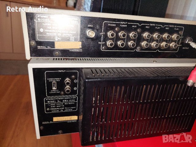 Hitachi HMA 6500/ HCA 6500, Предусилвател и крайно стъпало, снимка 4 - Ресийвъри, усилватели, смесителни пултове - 41926262