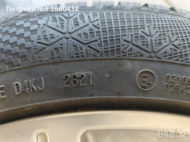 Джанти със зимни Гуми (continental), снимка 6 - Гуми и джанти - 55988707