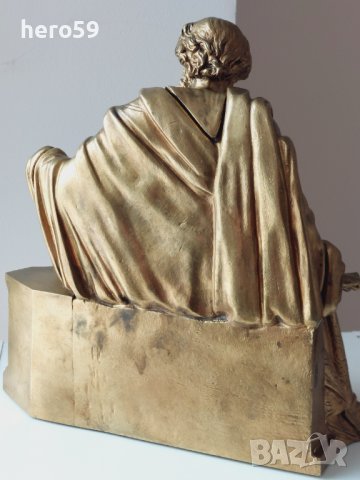 Стара антикварна бронзова фигура 19 век/бронз сребро злато/, снимка 10 - Антикварни и старинни предмети - 40052363