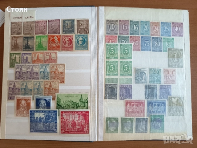Класьор с пощенски марки Германия, снимка 4 - Филателия - 48207160