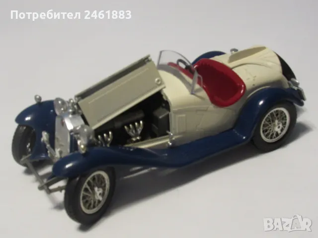 1/18 Bburago Italy Alfa Romeo 2300 Spider 1932 колекционерска метална количка. 