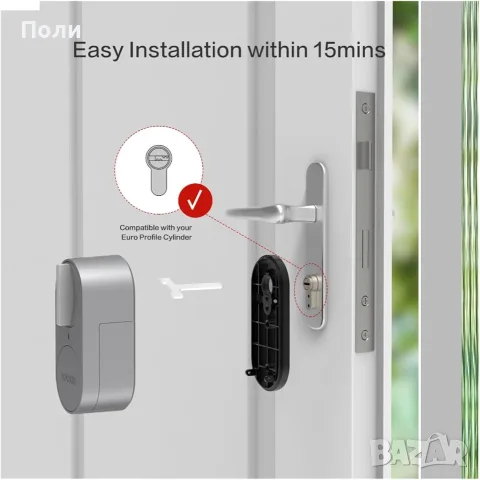 Lockin SMART LOCK G30 Смарт ключалка, с клавиатура, hub, пръстов, снимка 4 - Смарт домашни устройства (Smart Home) - 56022820