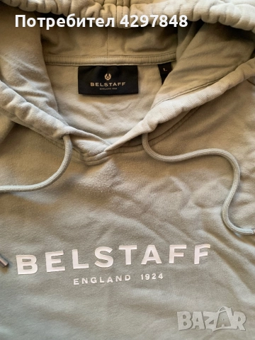 Суичър Belstaff, размер Л, снимка 2 - Суичъри - 52896019