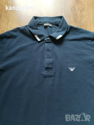 EMPORIO ARMANI POLO - страхотна мъжка тениска XL, снимка 3 - Тениски - 50197270