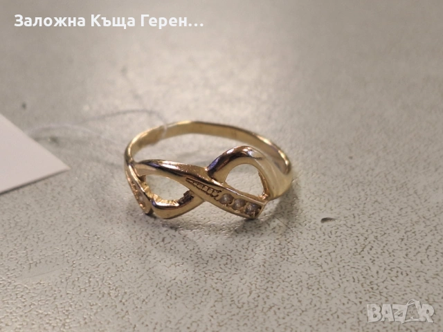 Златен пръстен 1,82гр, снимка 2 - Пръстени - 53491834