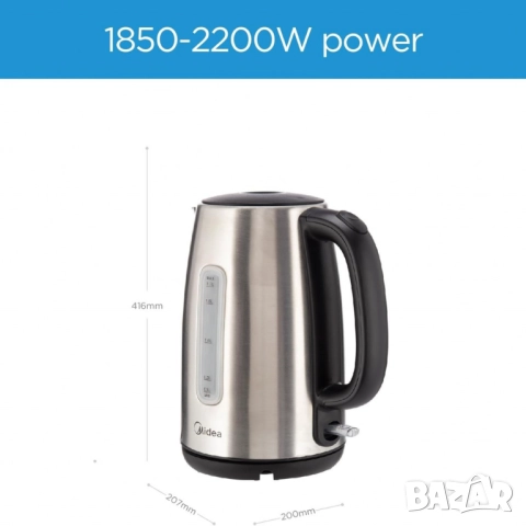 Електрическа кана Midea MK-17S30D2, снимка 4 - Друга електроника - 51857988