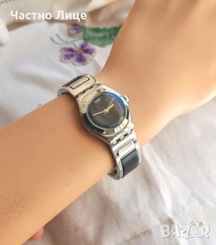 Прекрасен Луксозен Дамски Швейцарски Часовник SWATCH AG 2001, снимка 5 - Дамски - 49967871