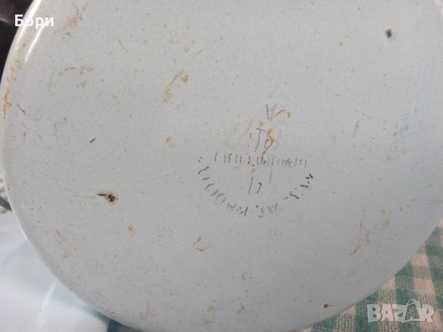 Стара емайлирана съдинка/котелка/съд, снимка 5 - Други - 41451180