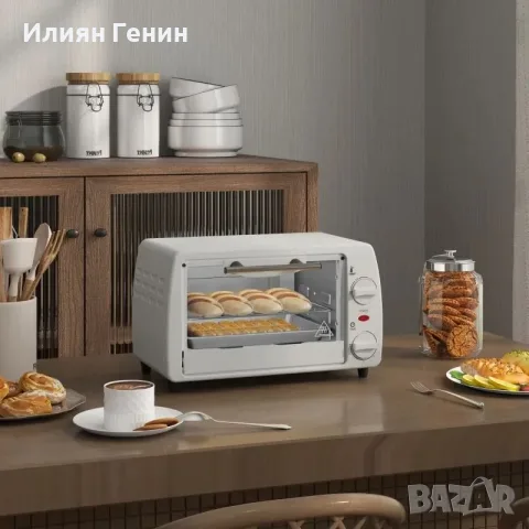 Мини фурна/тостер HOMCOM, снимка 2 - Тостери - 55840772