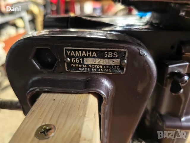 Извънбордов двигател Yamaha 5BS 2-тактов, снимка 3 - Воден транспорт - 49766518