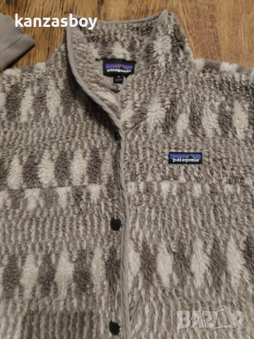 patagonia snap front retro-x jacket - дамско шерпа яке М, снимка 4 - Якета - 52594943