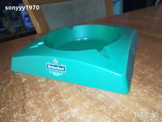 heineken 18х18х3см голям пепелник внос испания 1809211615, снимка 5 - Колекции - 34174552