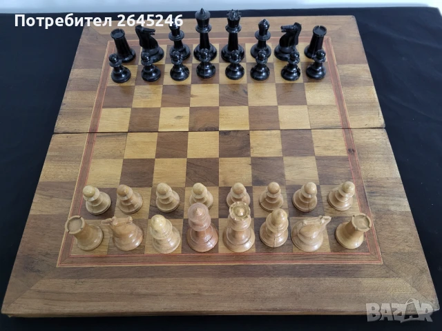 #9 Дървен шах с табла от най-големите , снимка 7 - Шах и табла - 50989092