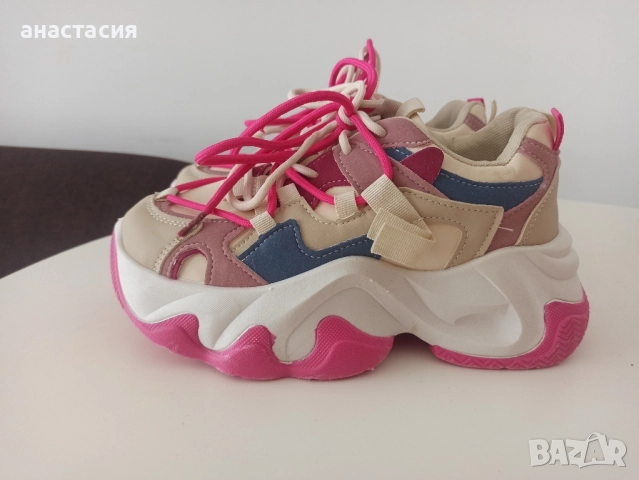 Маратонки сникърси на платформа, снимка 1