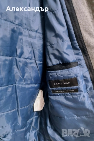 Блейзър Zara - М тъмно син с качулка, снимка 2 - Якета - 52030412