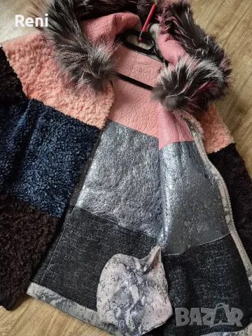 Бутиково палто, естествена кожа, снимка 9 - Якета - 48490517