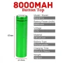 Акумулаторна литиева батерия 18650 8000mAh 3.7V Rakieta презареждаща се за фенри прожектори челник, снимка 2