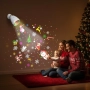 Коледна LED прожекционна лампа XL-725 Коледни Мотиви/1 режим на светене/ мощност: 4W, снимка 2