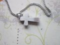Страхотна верижка верига със стоманен кръст , снимка 4