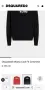 Чисто нови оригинални суитшърти DSQUARED2 Milano Crewneck – Черен и Червен, снимка 9