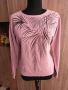 Пролетна розова блуза , снимка 1 - Блузи с дълъг ръкав и пуловери - 44582258