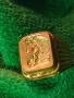 ПОЗЛАТЕН БРОНЗОВ ПРЪСТЕН РЕПЛИКА КОПИЕна АНТИЧЕН с РЕЛЕФНО ИЗОБРАЖЕНИЕ Тип ГЕМА на РИМСКИ ВОИН 44127, снимка 17