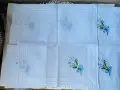 Красиви текстилни бели салфетки от Англия с момина сълза , снимка 3