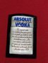 РЕКЛАМНА ЗАПАЛКА VODKA ABSOLUT МЕТАЛНА РАБОТИ ПЕРФЕКТНА ЗА КОЛЕКЦИОНЕРИ 7770, снимка 7