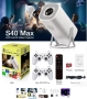 Нов S40Max 450 Смарт проектор и игрова конзола с 35 000 вградени игри 4K, Android 11, снимка 9