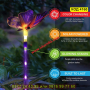 Соларна лампа за градина Пеперуда - КОД 4160, снимка 12