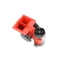 Червена единична тромба с компресор 12V, снимка 2