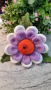 Плетена играчка Голямо цвете, Плетени, ръчно изработени. Перфектен подарък, снимка 8