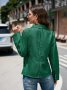 Дамско сако с дълъг ръкав с щампа и ревер, 3цвята - 023, снимка 16