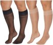 Нови 6 чифта Удобни 15D Високи чорапи с подсилени пръсти Жени , снимка 1 - Бельо - 41955519
