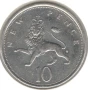 United Kingdom-10 Pence-1973-KM# 912-Elizabeth II 2nd portr., снимка 2