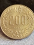 Монета 200 песо 1989г. Уругвай за КОЛЕКЦИЯ ДЕКОРАЦИЯ 26450, снимка 3
