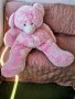 Голям плюшен розов мечок , снимка 1 - Плюшени играчки - 41802260