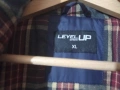 Level Up Ombre XL Мъжко яке сиво синьо, снимка 2