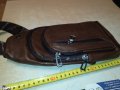 КАФЯВА КОЖЕНА ЧАНТА 2508230828, снимка 8