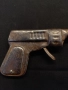 Стар метален пистолет играчка, снимка 2