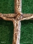 Винтидж сребърен кръст Разпятие на Исус Христос ювелирна изработка 27563, снимка 3
