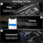 Bluetooth 5.3 USB аудио приемник, 10 м, адаптер за тонколони и усилватели, прозрачен, снимка 9