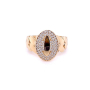 Златен дамски пръстен 3,60гр. размер:60 14кр. проба:585 модел:22406-1, снимка 1 - Пръстени - 44615570
