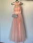 Бална рокля прасковен цвят, снимка 1