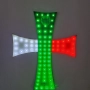 Светеща декорация за автомобил, бус, камион, тир, 12V-24V,LED диоден кръст, Bulgaria, снимка 2